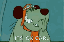mutley laugh laughing happy its ok carl