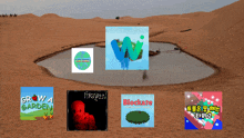a collage of images including one that says grow a garden on it