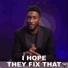I Hope They Fix That Marques Brownlee GIF - I Hope They Fix That Marques Brownlee Hopefully They Can Fix That GIFs