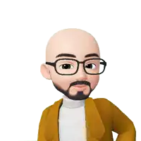 a cartoon character with glasses and a beard