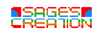a pixel art logo for sage creation