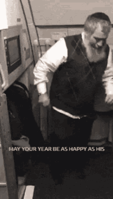 Chassid Dancing May Your Year GIF - Chassid Dancing May Your Year Be As Happy As His GIFs