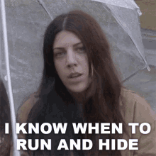 I Know When To Run And Hide Lexi Norton GIF - I Know When To Run And Hide Lexi Norton Echos GIFs