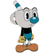 thumbs up mugman the cuphead show go for it you got this