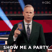 Show Me A Party Family Feud Canada GIF - Show Me A Party Family Feud Canada Party GIFs