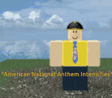 America Roblox GIF - America Roblox American National Anthem GIFs