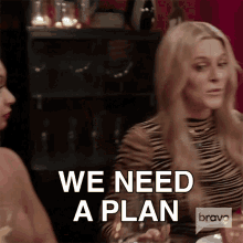 We Need A Plan Real Housewives Of New York GIF - We Need A Plan Real Housewives Of New York We Need An Idea GIFs