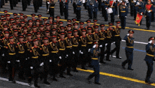 a large group of soldiers marching in a parade