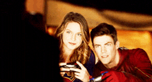 The Flash Supergirl GIF