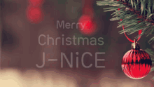 Jnice Merry Christmas GIF - Jnice Merry Christmas Red Xmas Ball GIFs