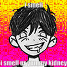Omori Kidney GIF - Omori Kidney Smells Good GIFs