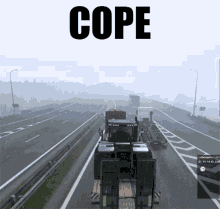 Cope Euro Truck Simulator GIF - Cope Euro Truck Simulator Euro Truck Simulator2 GIFs