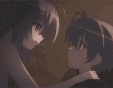 Anime Couple Kiss GIFs | Tenor