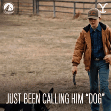 Just Been Calling Him Dog Tate Dutton GIF - Just Been Calling Him Dog Tate Dutton Yellowstone GIFs