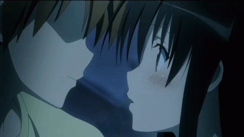 Kissing Anime GIF - Kissing Anime To Love Ru - Discover & Share GIFs