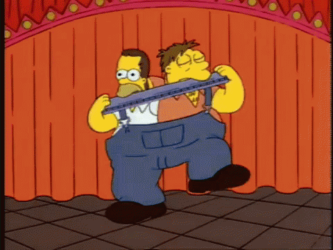Gong Show GIF - The Simpsons Harmonica Music - Discover & Share GIFs