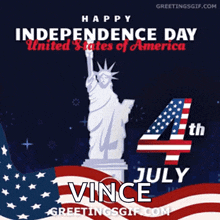 happy independence day united states of america 4th july vince greetings gif.com