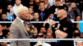 Wwe Smackdown 2025 Wrestling John Cena Slap Hit Cody Rhodes Head GIF