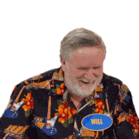 a man wearing a name tag that says will