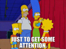 The Simpsons Homer Simpson GIF - The Simpsons Homer Simpson Just To Get Some Attention GIFs