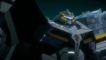 a cartoon drawing of a robot that looks like a samurai
