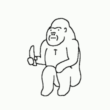 Gorilla Morph GIF - Gorilla Morph Weird GIFs