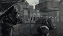 Halo Spartans Battle GIF - Halo Spartans Battle GIFs