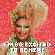 I'M So Excited To Be Here Roxxxy Andrews GIF - I'M So Excited To Be Here Roxxxy Andrews Rupaul'S Drag Race All Stars GIFs