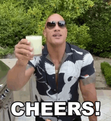 Cheers Dwayne Johnson GIF - Cheers Dwayne Johnson The Rock GIFs