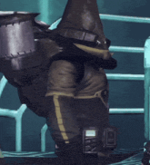 a video game character with a belt that says ' ls ' on it