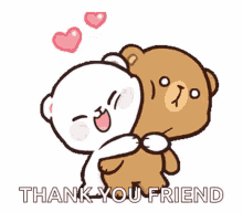 Thank You Friend Love GIF - Thank You Friend Love Hug GIFs