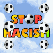 Stop Racism Football Stop Racism Soccer GIF - Stop Racism Football Stop Racism Soccer No Racism Football GIFs
