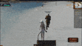 a screenshot of a video game with a person named rouge