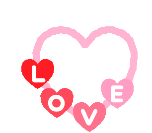 Love Heart Sticker - Love Heart In Love Stickers