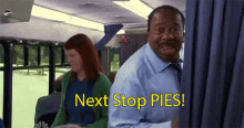 Next Stop Pies GIF - The Office Stanley Leslie David Bake GIFs
