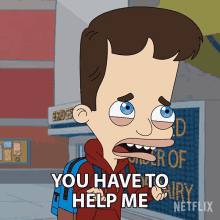 You Have To Help Me Nick Birch GIF - You Have To Help Me Nick Birch Big Mouth GIFs