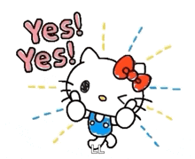 Hello Kitty GIF - Hello Kitty Yes GIFs