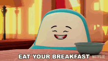 Eat Your Breakfast Mama Carson GIF