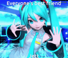 Miku Jetts Best Friend GIF - Miku Jetts Best Friend GIFs