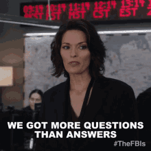 We Got More Questions Than Answers Isobel Castille GIF - We Got More Questions Than Answers Isobel Castille Fbi GIFs