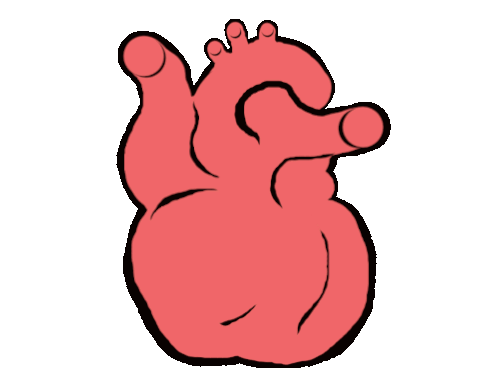 Heart Heartbeat Sticker - Heart Heartbeat Stickers