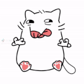 a tiktok logo with a cat in the middle