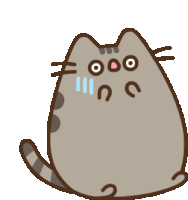 Fat Cat Sticker - Fat Cat Scary Stickers