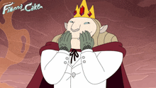 Blushing Vampire King GIF - Blushing Vampire King Adventure Time Fionna And Cake GIFs