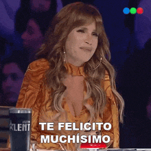 Te Felicito Muchísimo Flor Peña GIF - Te Felicito Muchísimo Flor Peña Got Talent Argentina GIFs