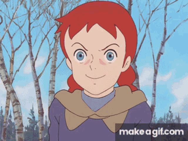 Anne Of Green Gables Anime GIF - Anne Of Green Gables Anne Anime - Discover  & Share GIFs