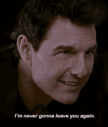 Top Gun Pete Mitchell GIF - Top Gun Pete Mitchell Im Never Gonna Leave You Again GIFs