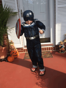 Captain America In Flip Flops GIF