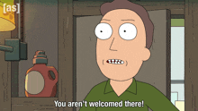 You Aren'T Welcomed There Jerry Smith GIF - You Aren'T Welcomed There Jerry Smith Rick And Morty GIFs