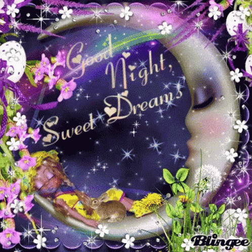 Good Night Sweet Dreams GIF – Good Night Sweet Dreams Moon – discover ...